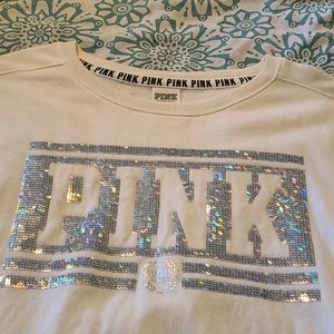 PINK sweatshirt with bling